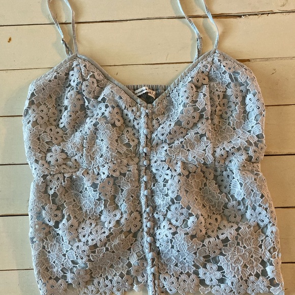 Abercrombie & Fitch Tops - Abercrombie and Fitch Light Blue Tank Top, XL